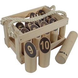 conjunctie Situatie Van toepassing 7608141 - Number Kubb original rubberhout houten box - Pirisport